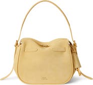 Polo Ralph Lauren Small Polo ID Suede Satchel