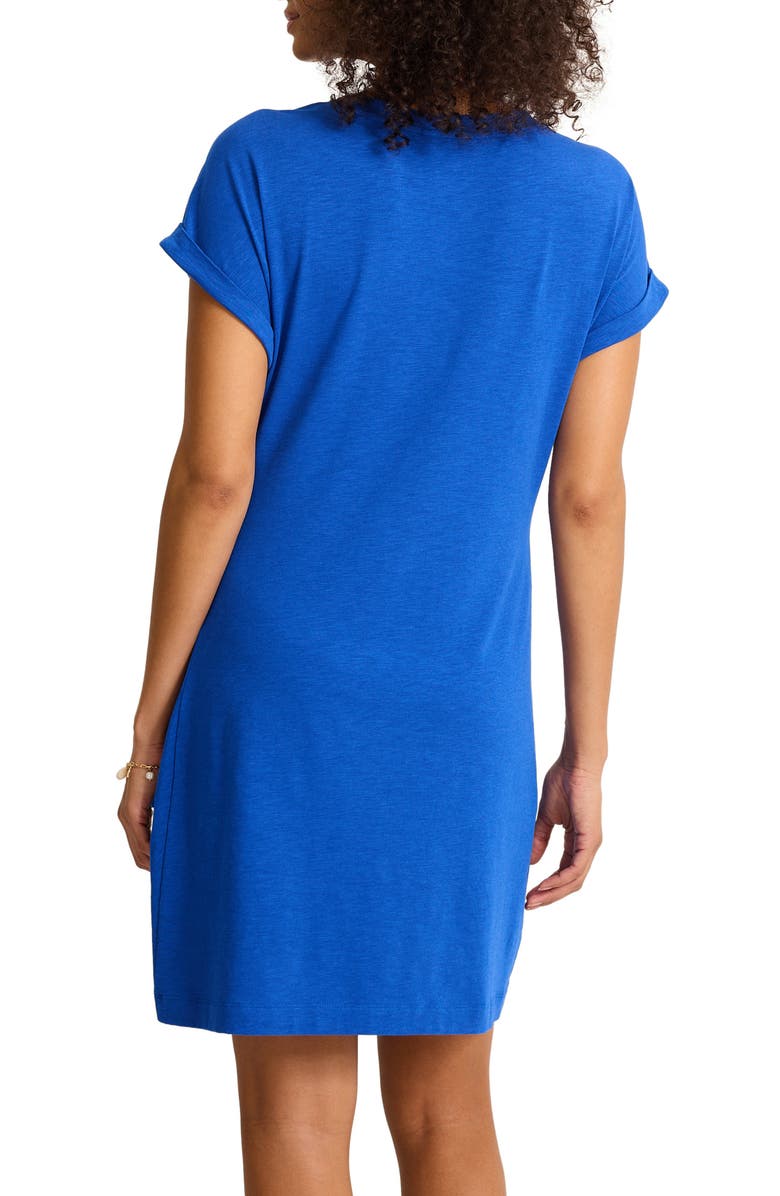 Tommy Bahama Marina Side Tie T-Shirt Dress, Alternate, color, Cobalt Haze