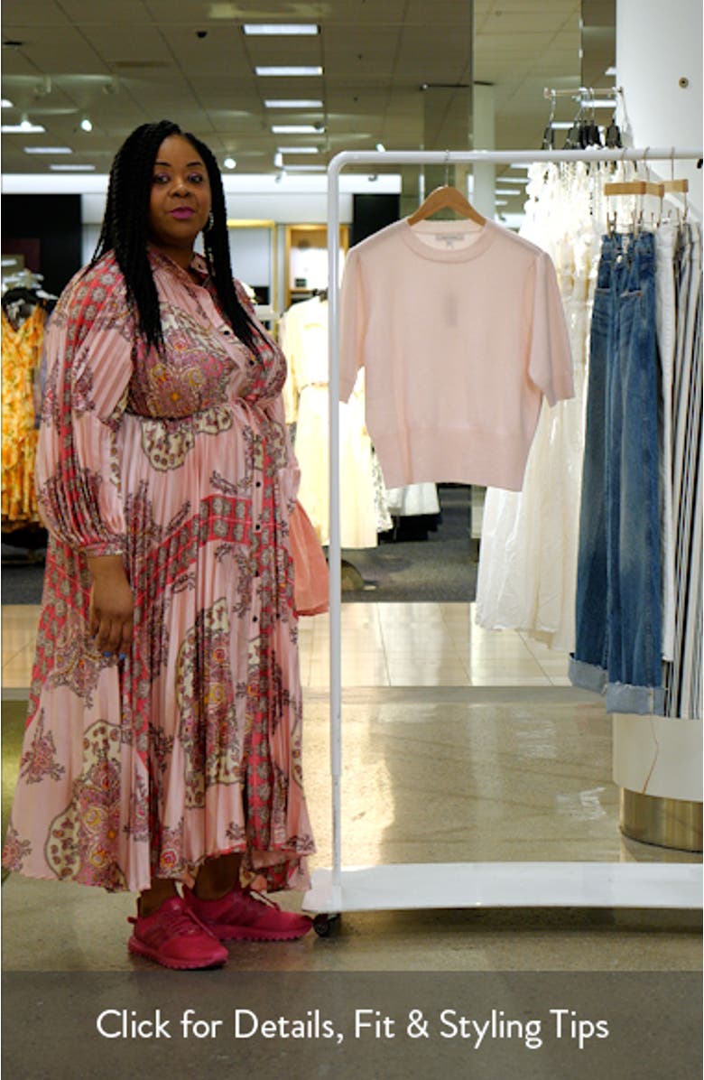 The Elena Elbow Sleeve Cashmere Sweater, sales video thumbnail