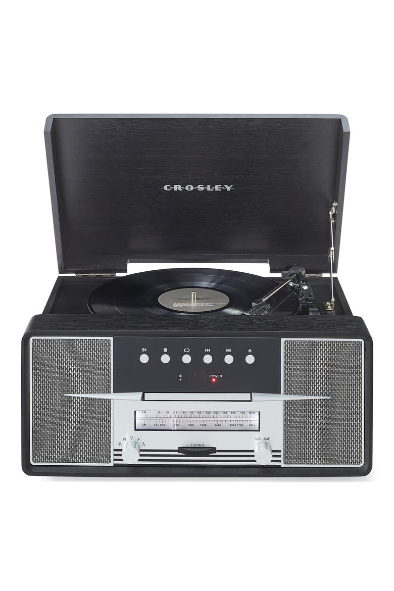 Rhapsody 7-in-1 Record Player, Main, color, BLACK