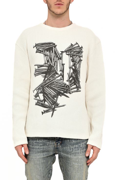 Long Sleeve Thermal Graphic T-Shirt