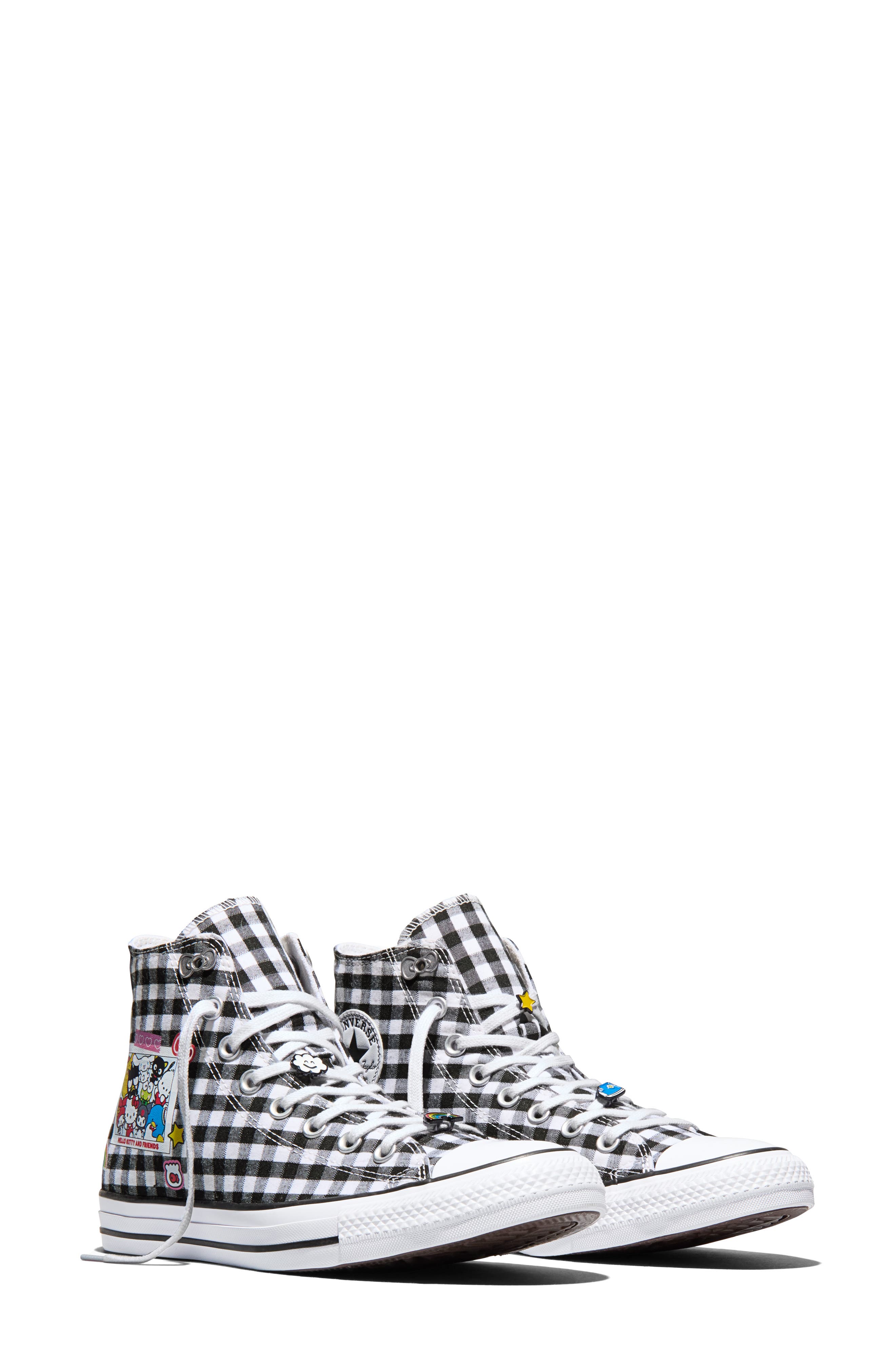Converse Gender Inclusive Chuck Taylor All Star Canvas High Top Sneaker, Alternate, color, Black/ White/ Pink