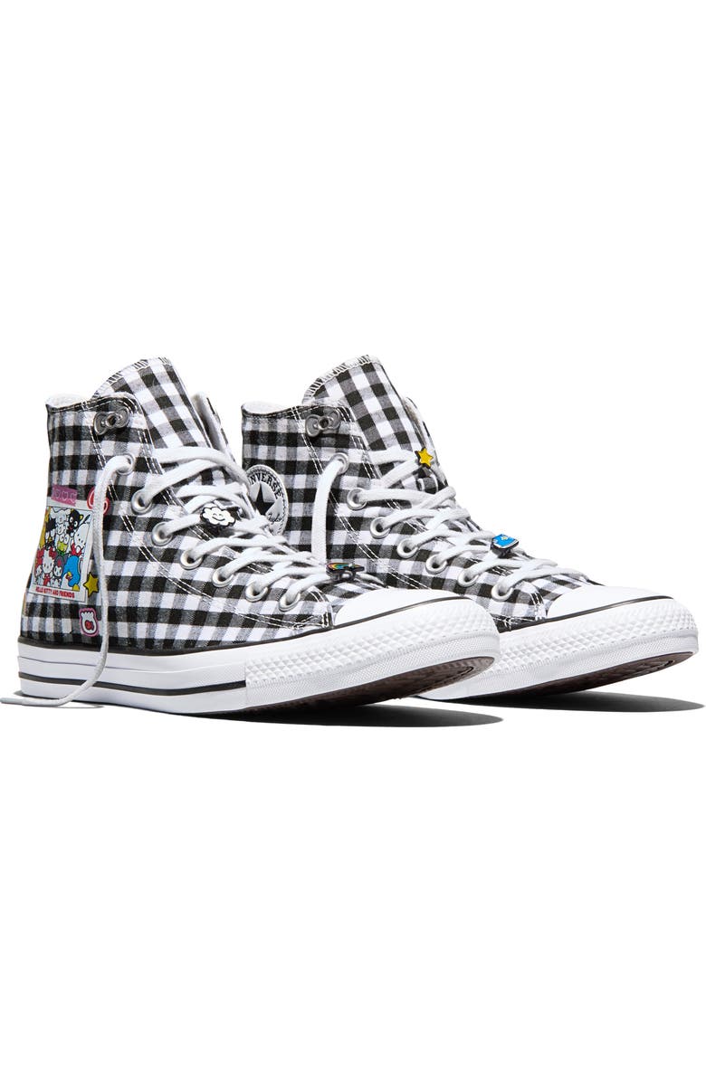 Converse Gender Inclusive Chuck Taylor All Star Canvas High Top Sneaker, Alternate, color, Black/ White/ Pink