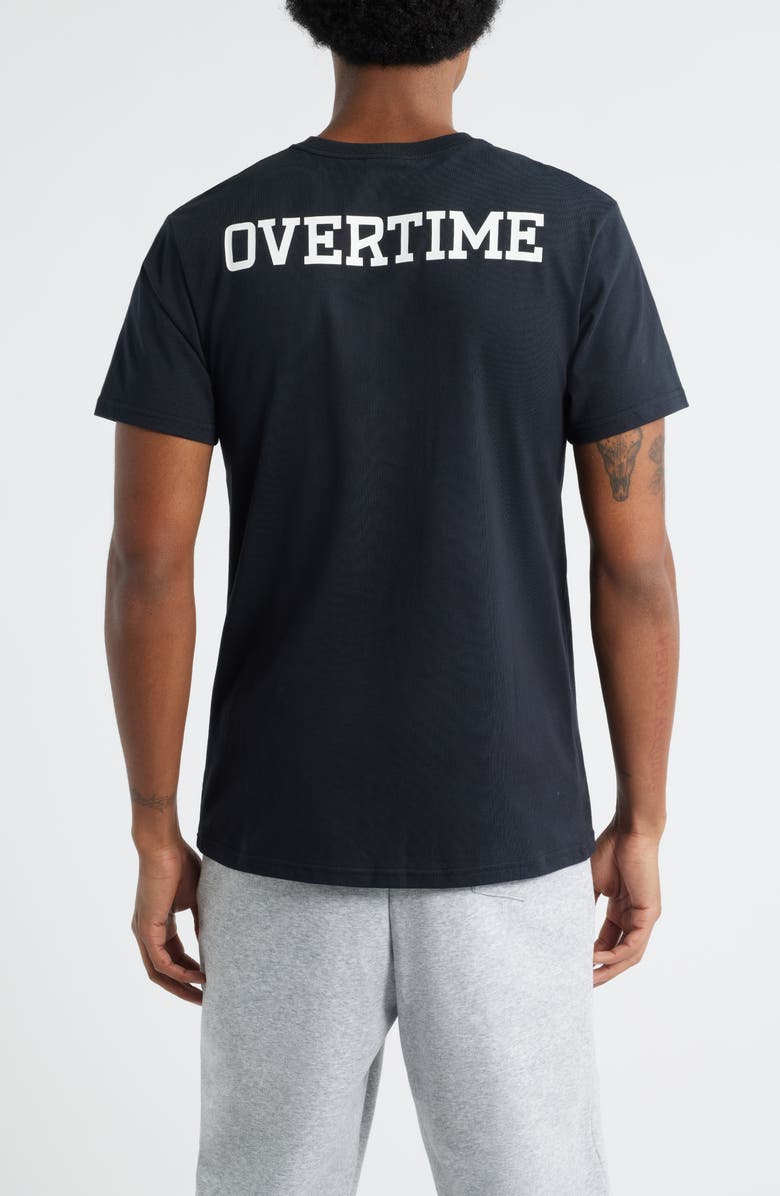 OVERTIME OT Classic Logo Cotton Graphic T-Shirt, Alternate, color, Black