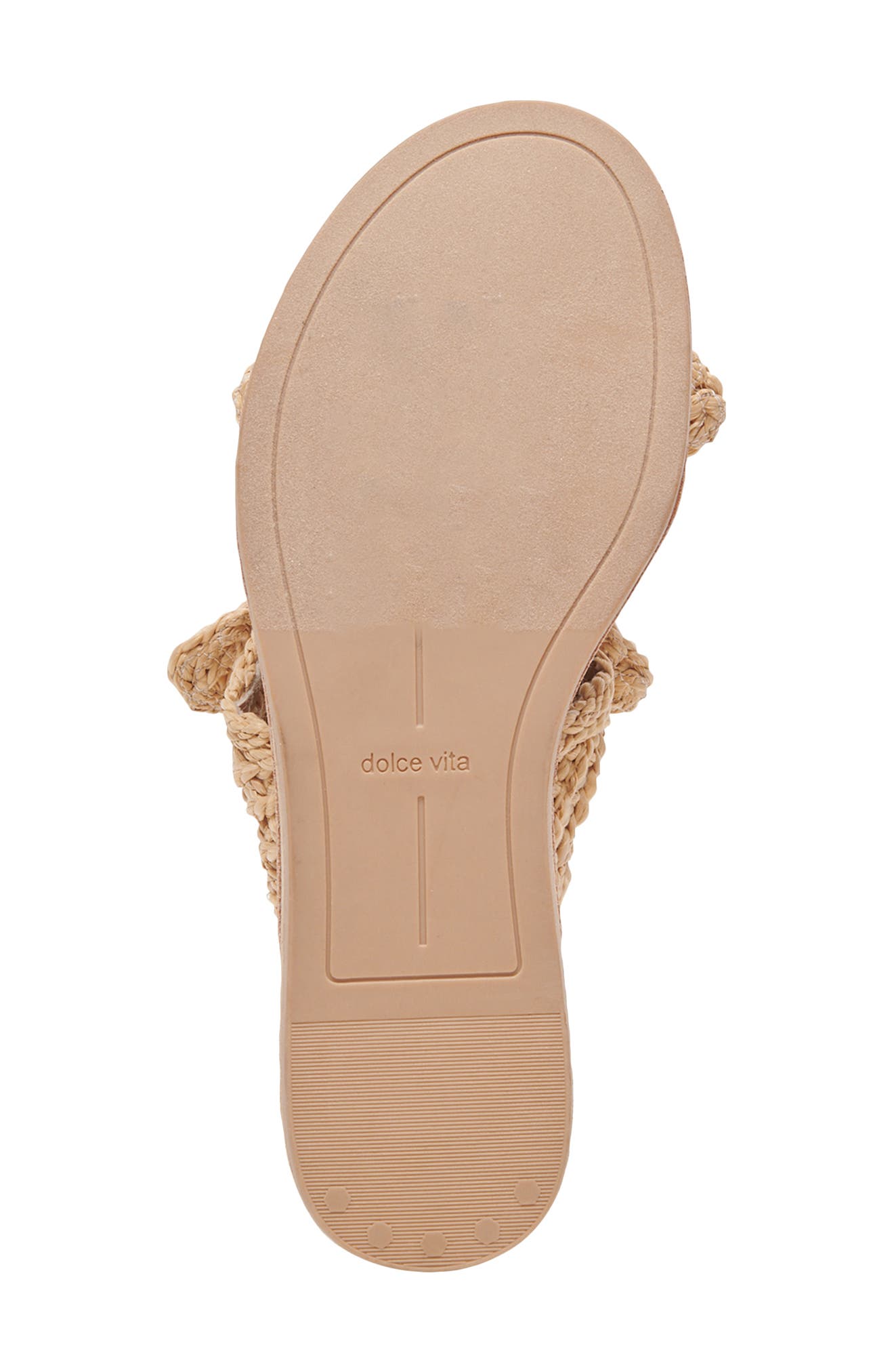 Dinah Slide Sandal, Alternate, color, LT NATURAL RAFFIA