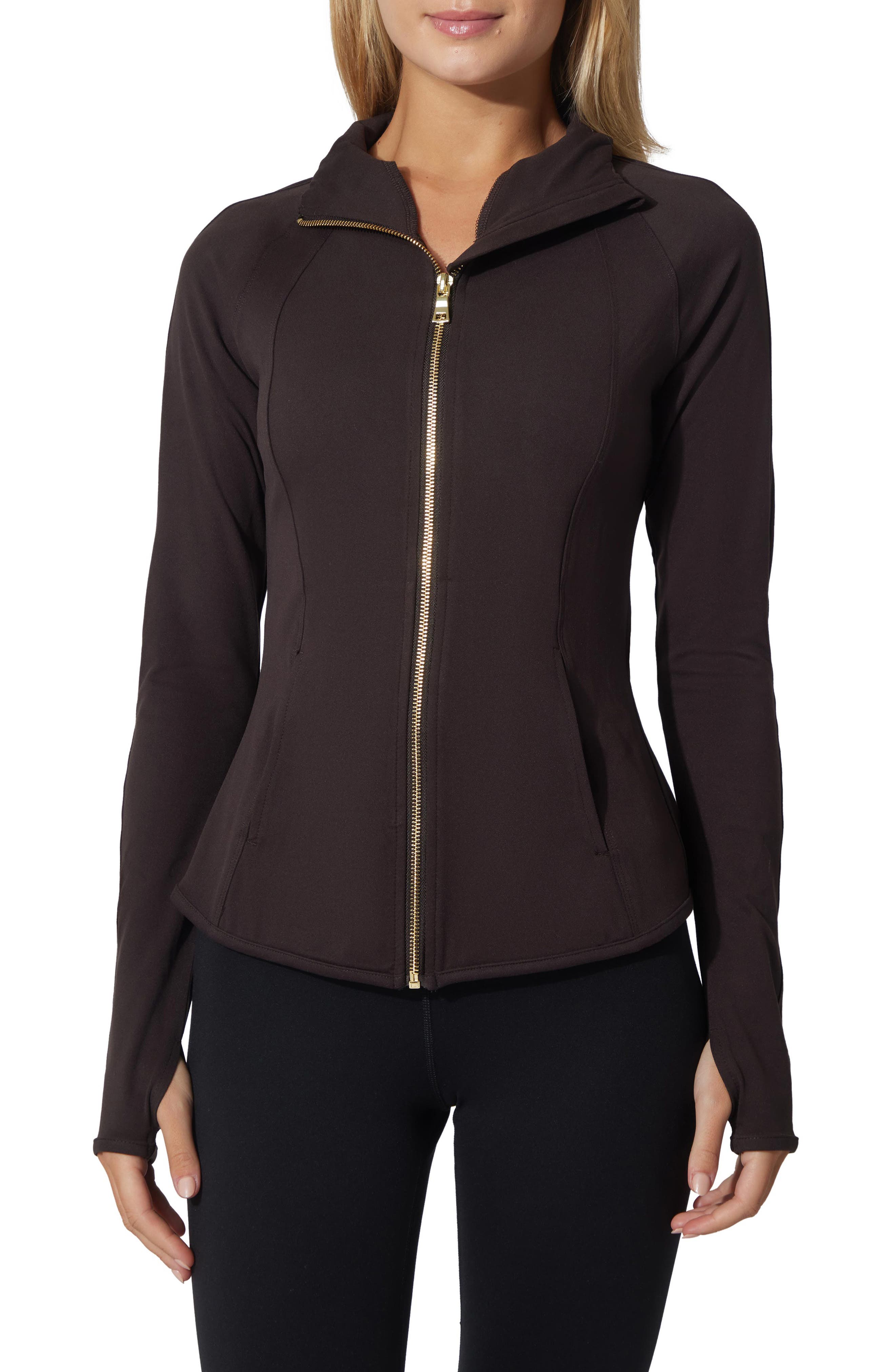 YOGALICIOUS Lux Rebel Flared Full Zip Sweatshirt