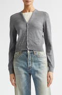MM6 Maison Margiela Wool Blend Cardigan