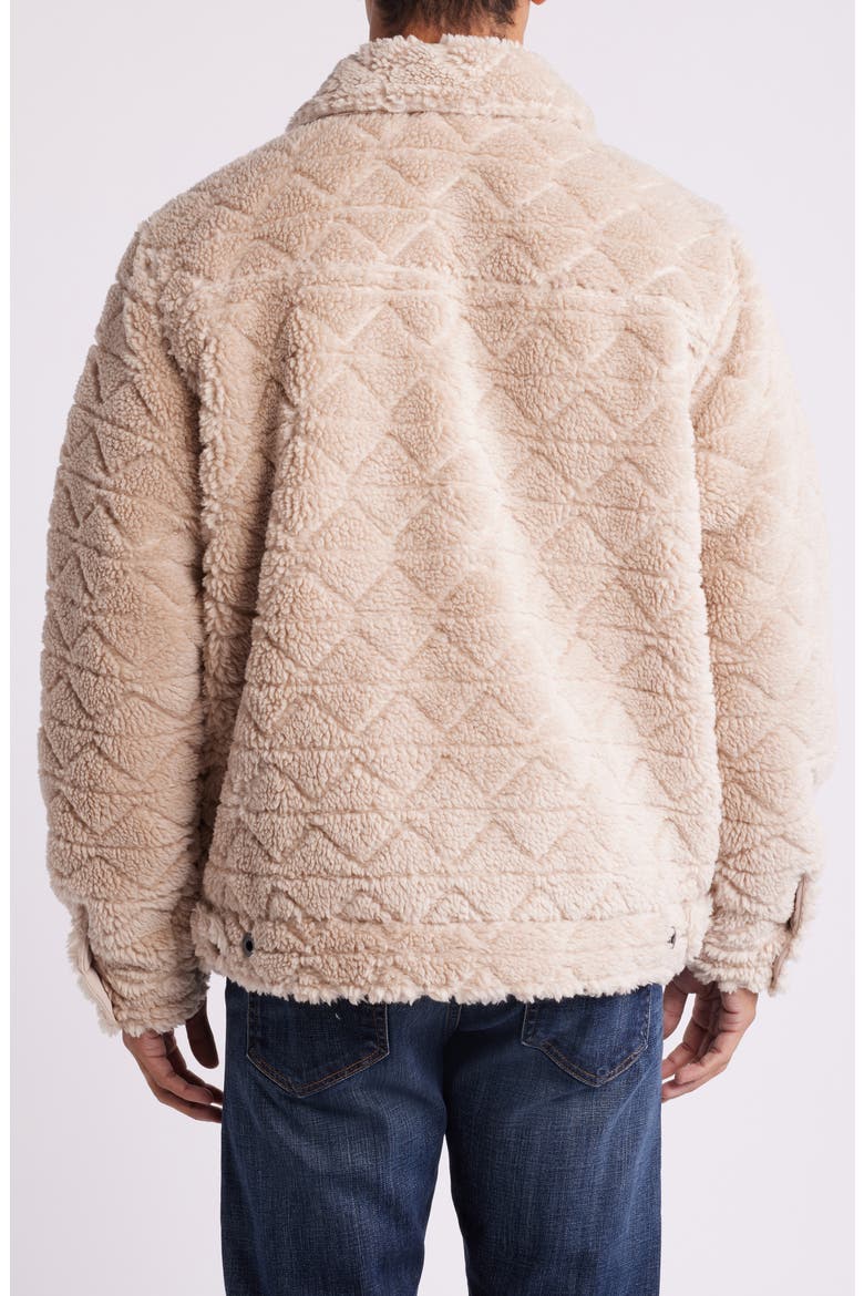 Janson UGGfluff Trucker Jacket, Alternate, color, PUTTY