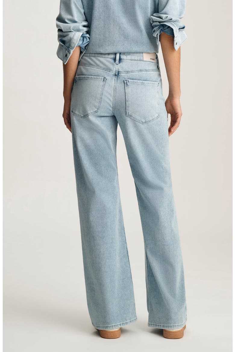Sabrina Wide Leg Jeans, Alternate, color, LIGHT MOVE
