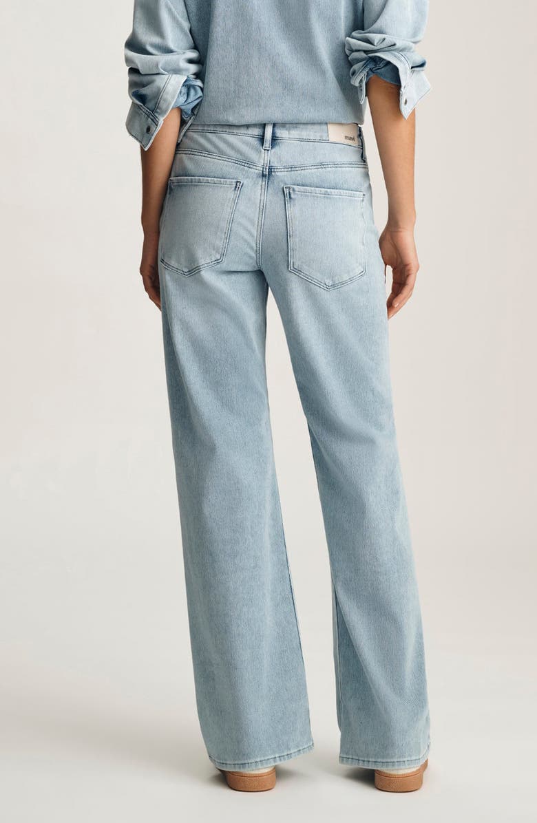 Mavi Jeans Sabrina Wide Leg Jeans, Alternate, color, Light Move
