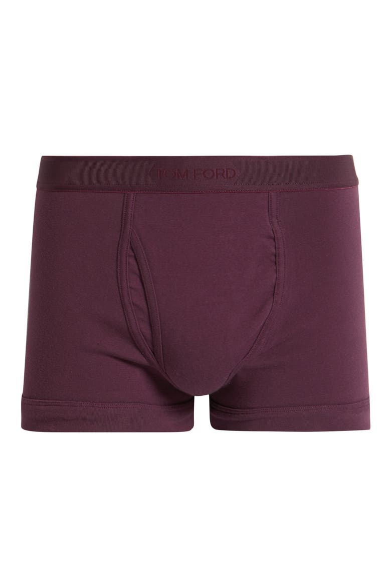 Cotton Stretch Jersey Boxer Briefs, Alternate, color, PRUNE
