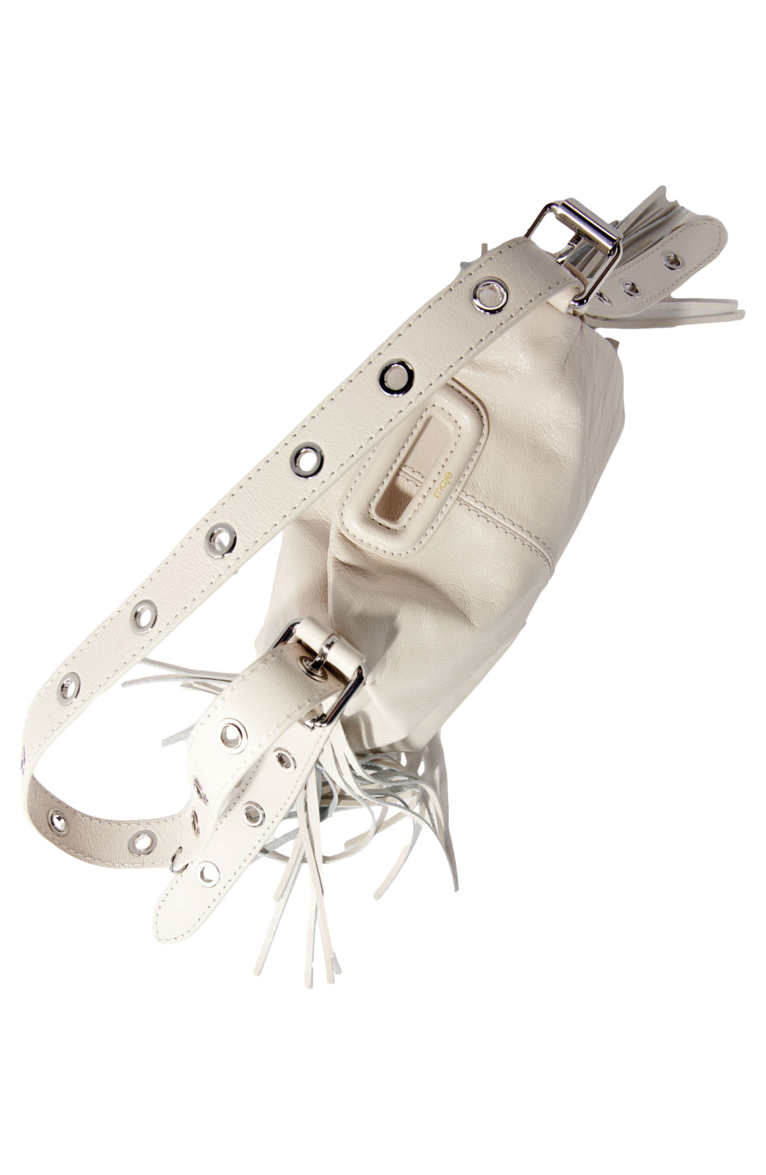 maje Crackle Mini Miss M Shoulder Bag, Alternate, color, 