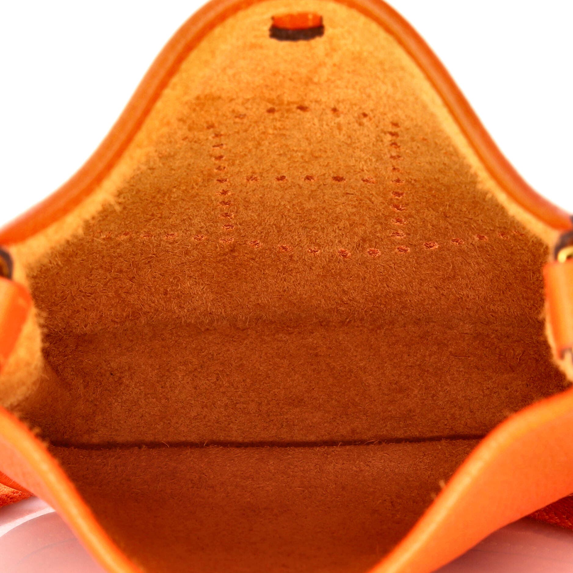 Pre-Owned Hermes Evelyne Bag Gen III Clemence TPM, Alternate, color, Feu