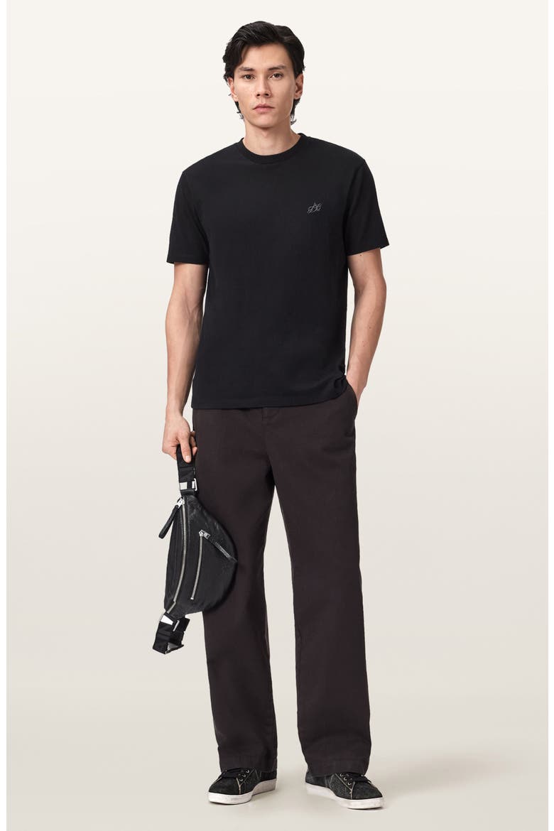 Cipher Relaxed T-Shirt, Alternate, color, JET BLACK