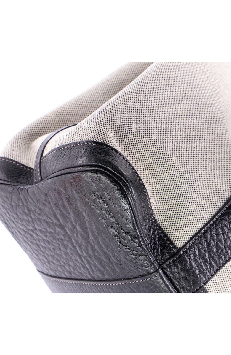 Pre-Owned Hermes Garden Party Tote Toile and Leather 36, Alternate, color, Noir