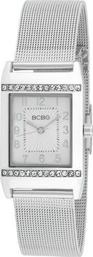 BCBG Retro Quartz Mesh Strap Bracelet Watch, 23mm