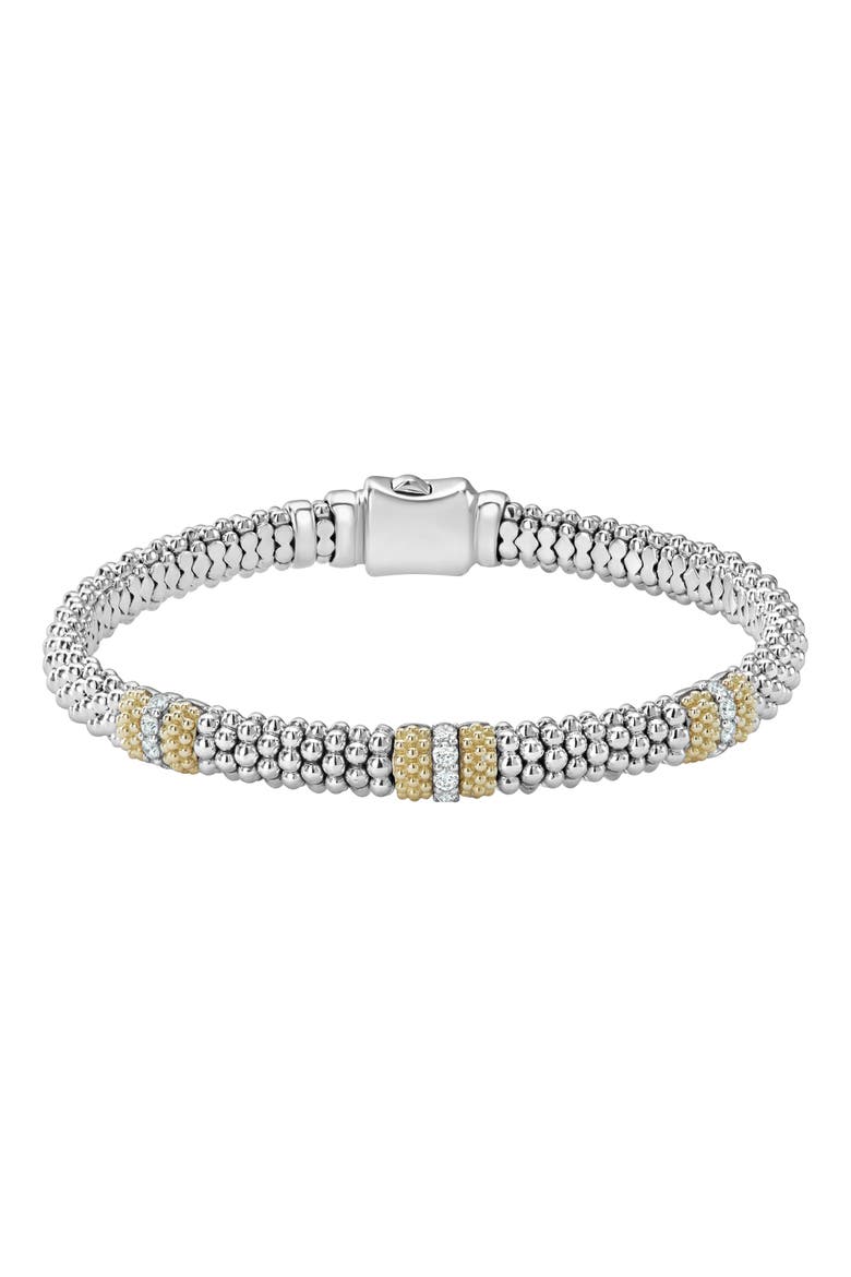 Lux Caviar Diamond Station Bracelet video
