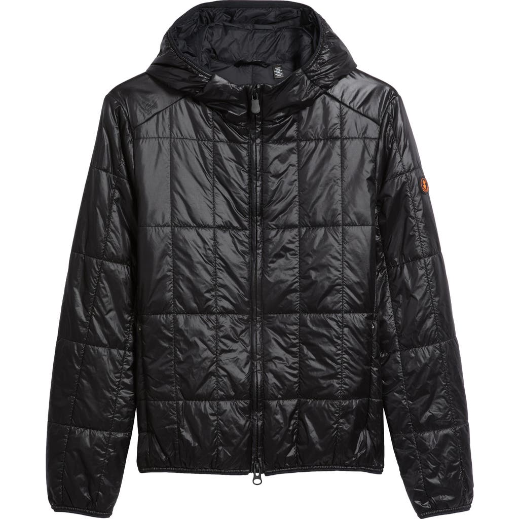 Save The Duck Floyd Quilted Water Resistant Jacket In Black