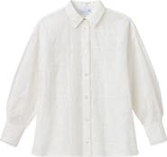 Cartolina Margaux Eyelet Button Down Shirt