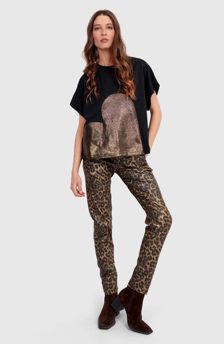 Alembika Fierce Iconic Stretch Jeans, Alternate, color, Leopard