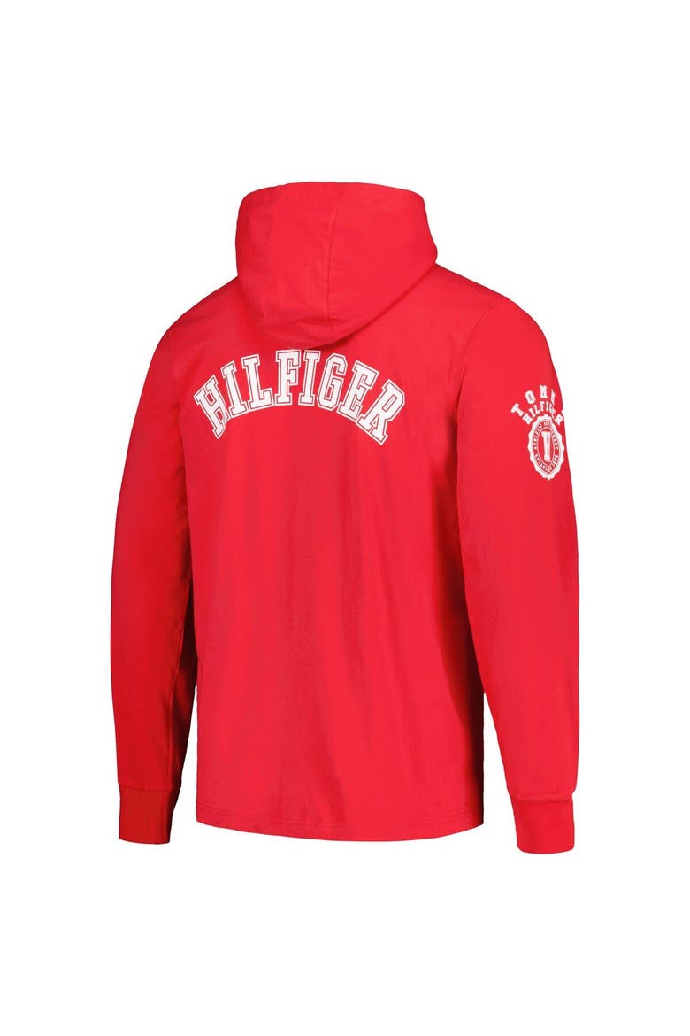 Men's Tommy Hilfiger  Red Kansas City Chiefs Morgan Long Sleeve Hoodie T-Shirt, Alternate, color, Red