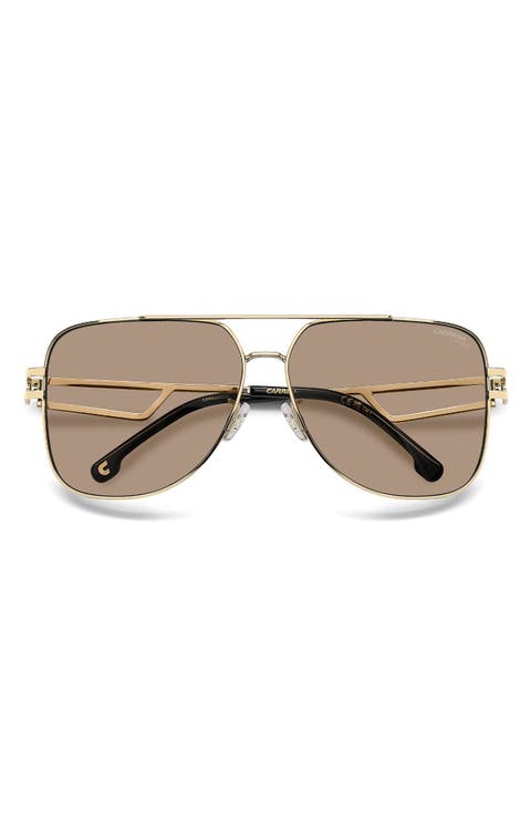 63mm Oversize Square Sunglasses