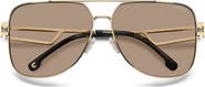 Carrera Eyewear 63mm Oversize Square Sunglasses