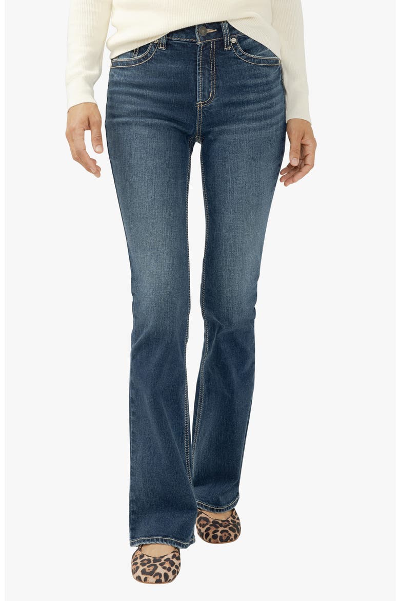 Avery High Waist Slim Bootcut Jeans, Main, color, BERKELEY