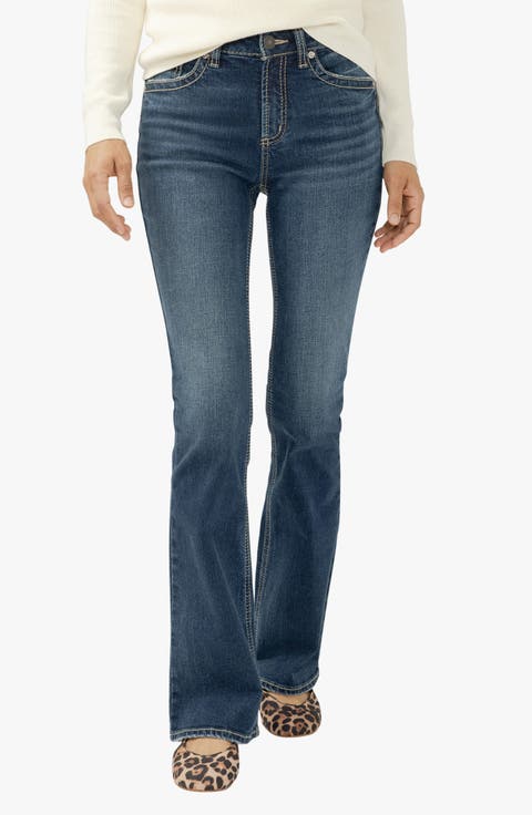 Avery High Waist Slim Bootcut Jeans (Berkeley)