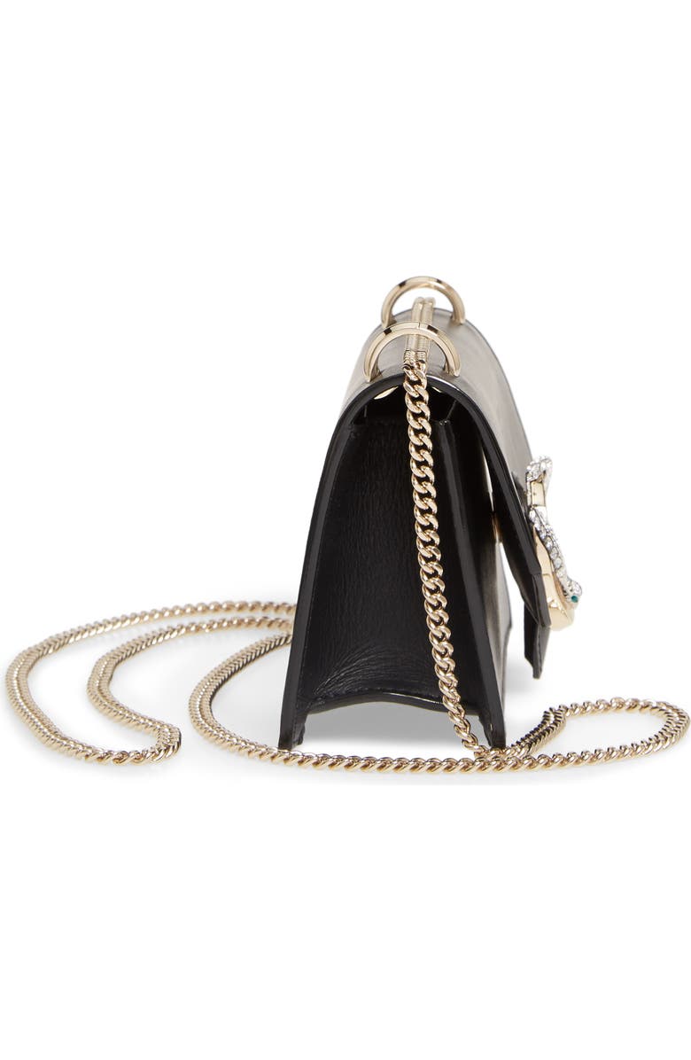 Jimmy Choo Paris Leather Shoulder Bag, Alternate, color,