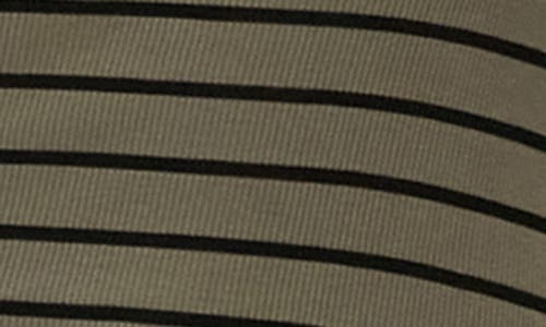 Michael Stars Demi Stripe Sleeveless Dress In Green