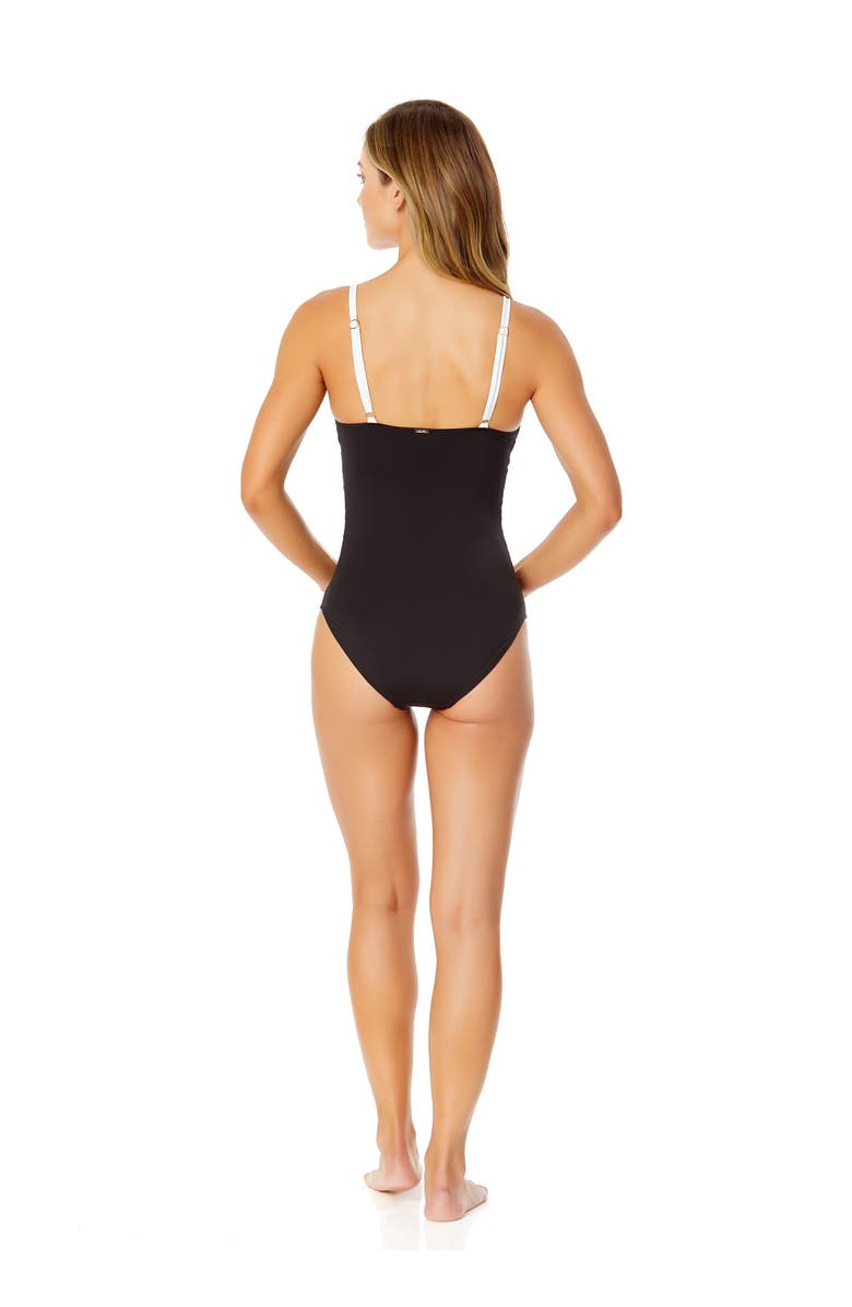 Anne Cole Women's Mesh Around Mesh Insert One Piece Swimsuit, Alternate, color, 