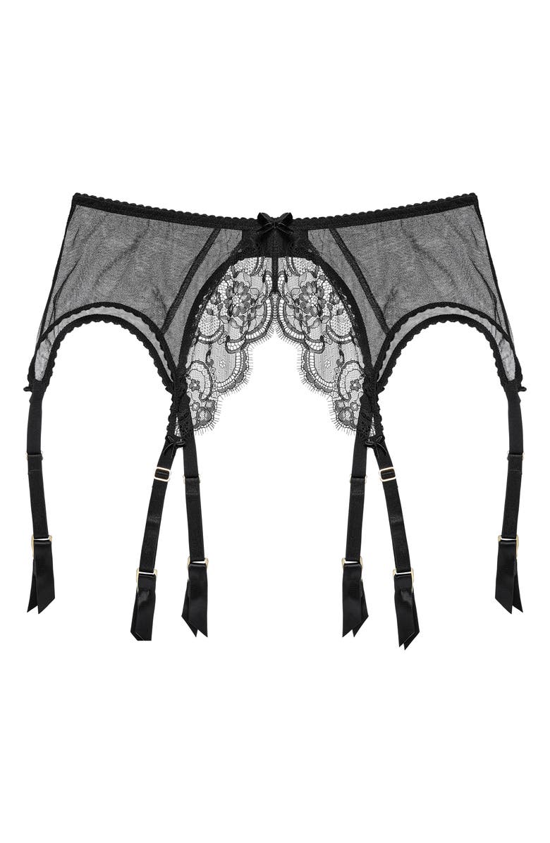 Dita Von Teese Muse Suspender Belt, Alternate, color, Black