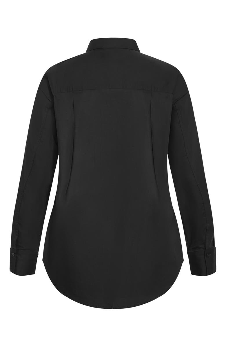 City Chic Kenia Button-Up Shirt, Alternate, color, 
