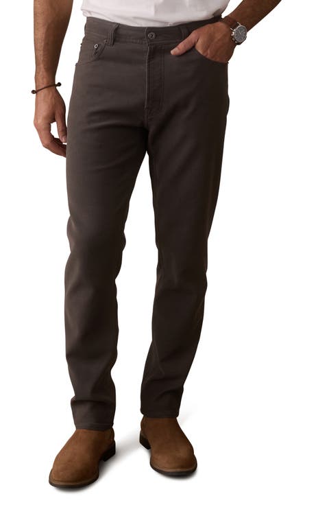 Comfort Terry Straight Leg 5-Pocket Pants