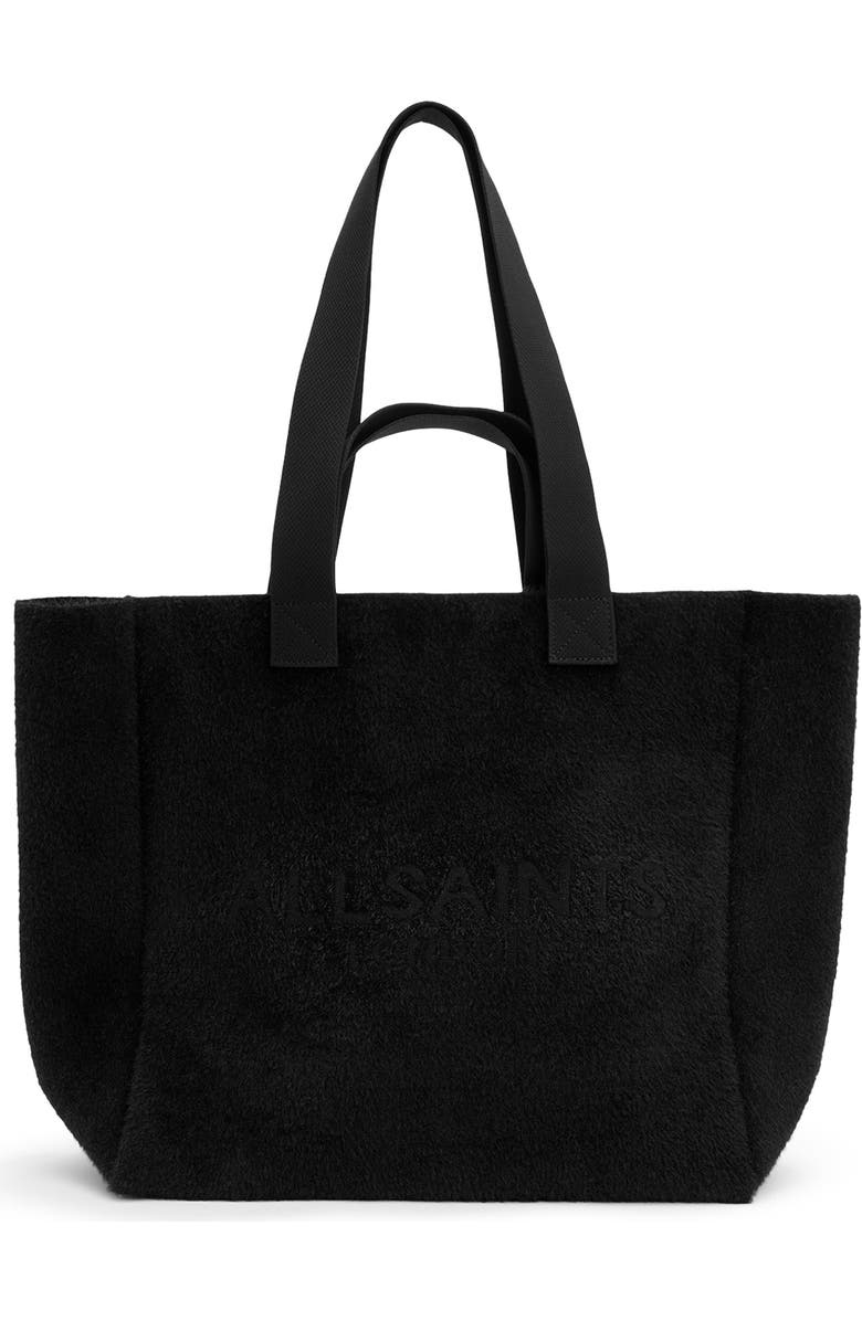 AllSaints Izzy Recycled Polyester Fleece Tote, Main, color,