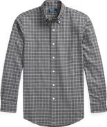 Polo Ralph Lauren Classic Fit Plaid Cotton Twill Button-Up Shirt