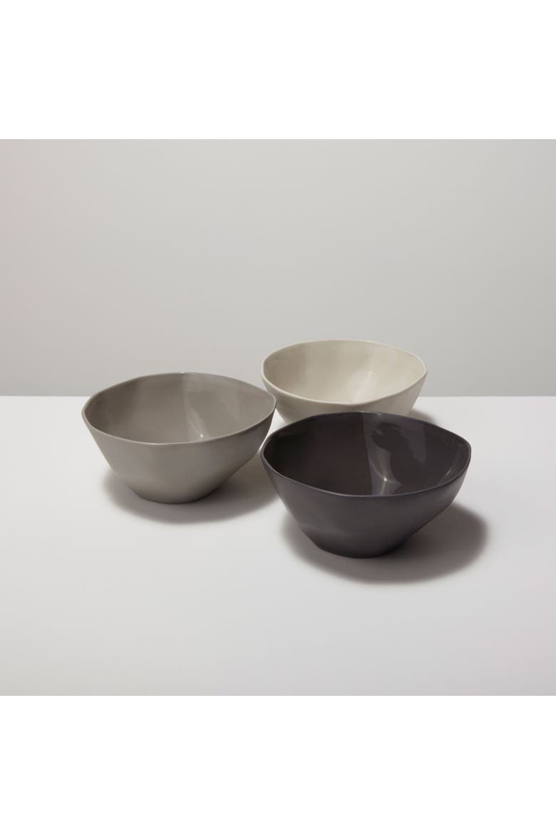 Tam Stoneware Dessert Bowl - Set of 4, Alternate, color, Sterling