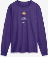 Nike Men's Nike Purple LSU Tigers 2026 Sideline Dri-FIT Long Sleeve T-Shirt