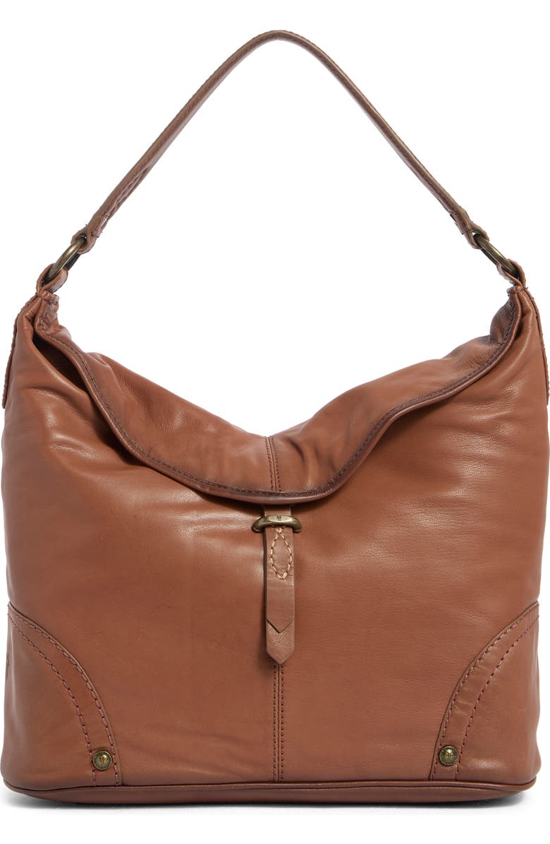 Frye Campus Leather Hobo Bag, Main, color, Cognac