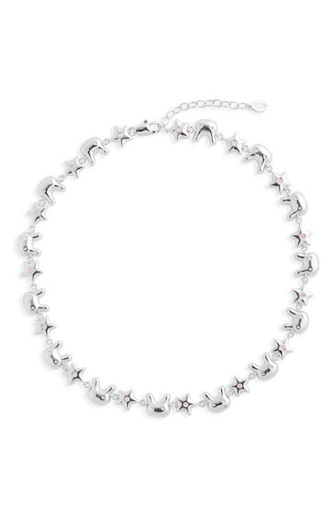 Terminator Bunny & Star Necklace