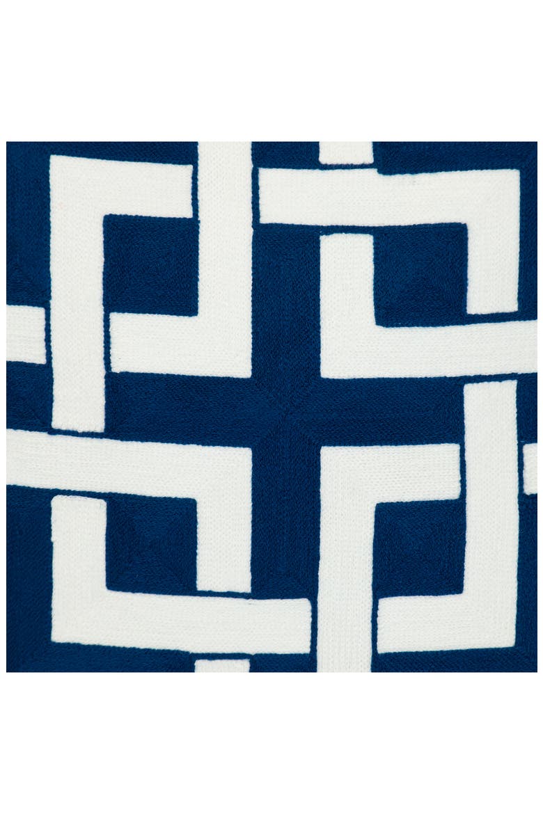 Abalia Throw Pillow, Alternate, color, BLUE