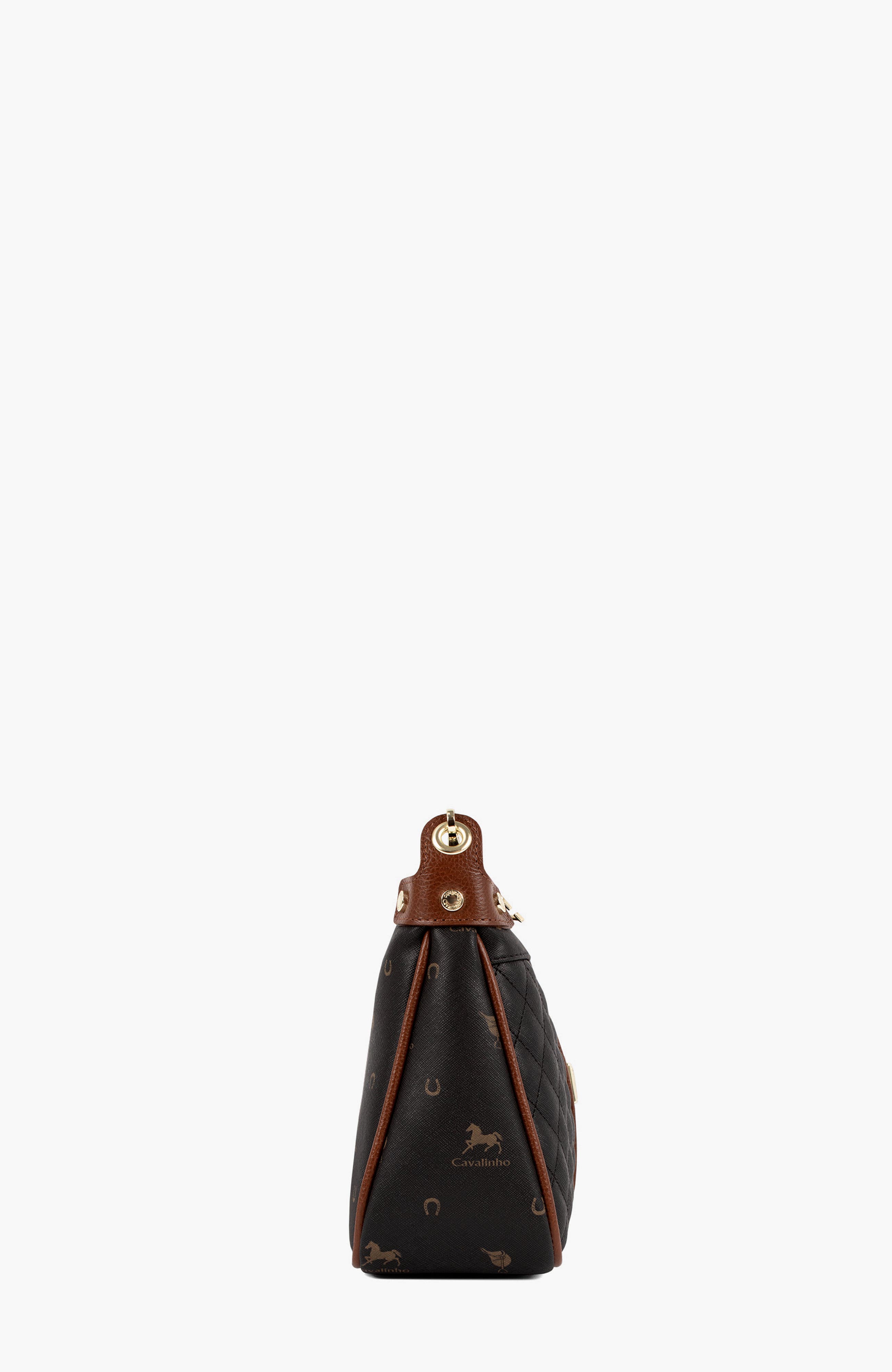 Di Cavallo Shoulder Bag 592, Alternate, color, Black / Brown