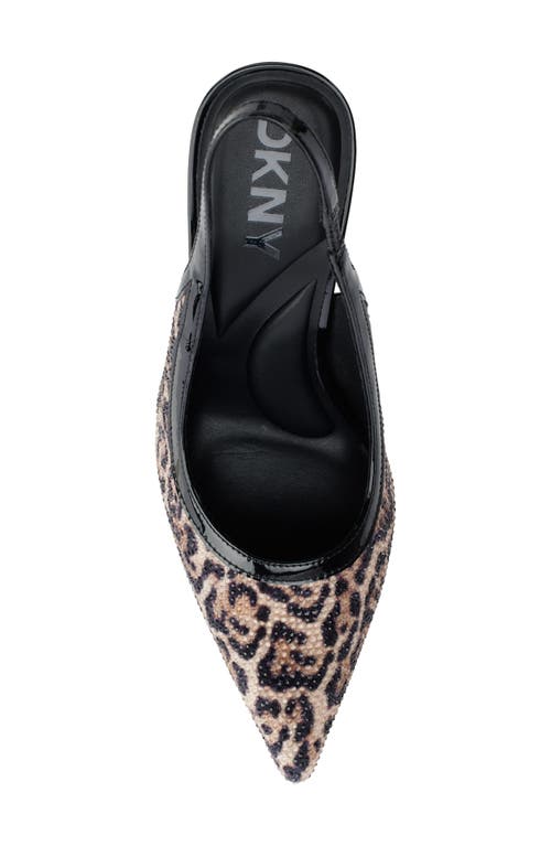 Dkny Cinette Slingback Pointed Toe Pump In Black