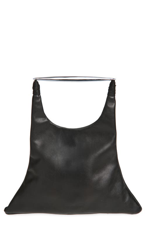 Grace Ling Spear Leather Top Handle Tote