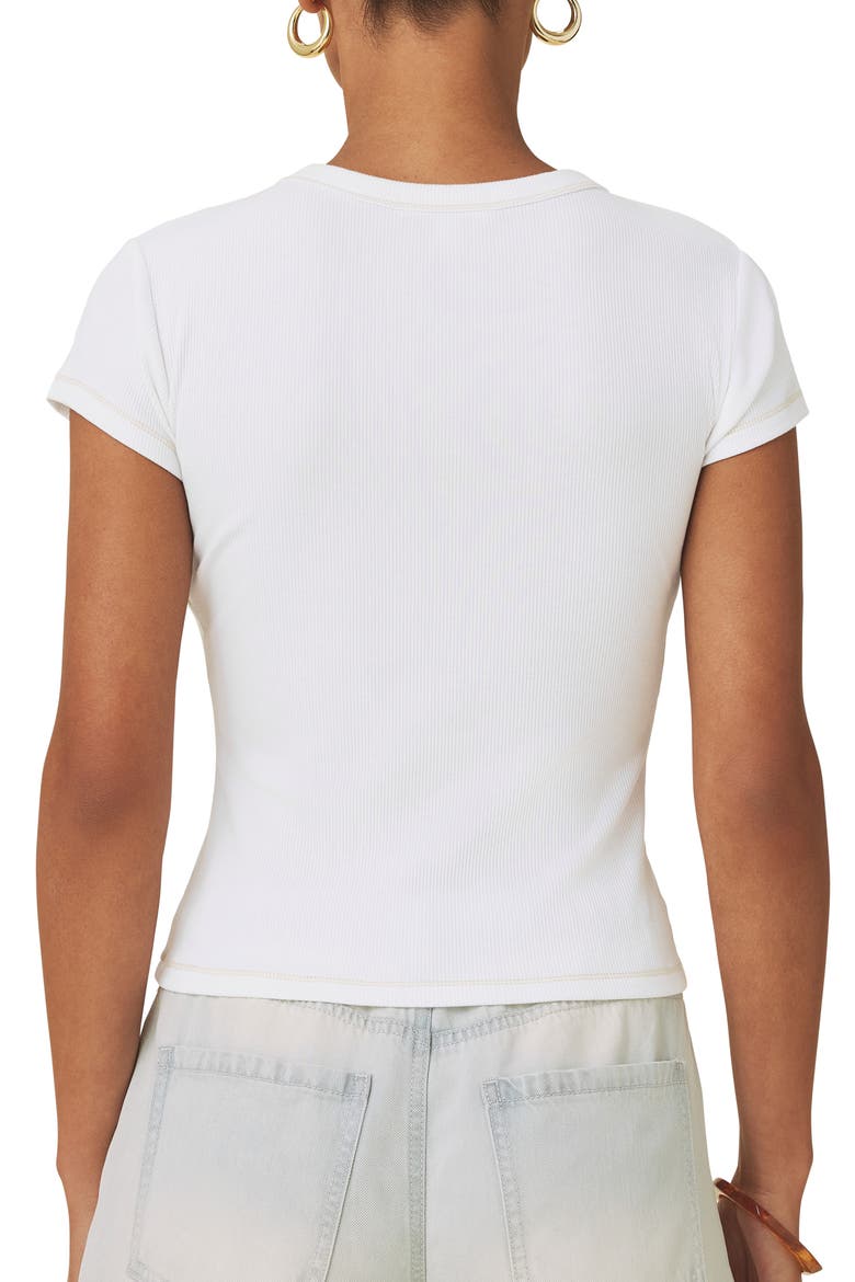 Roma Cotton Blend T-Shirt, Alternate, color, WHITE