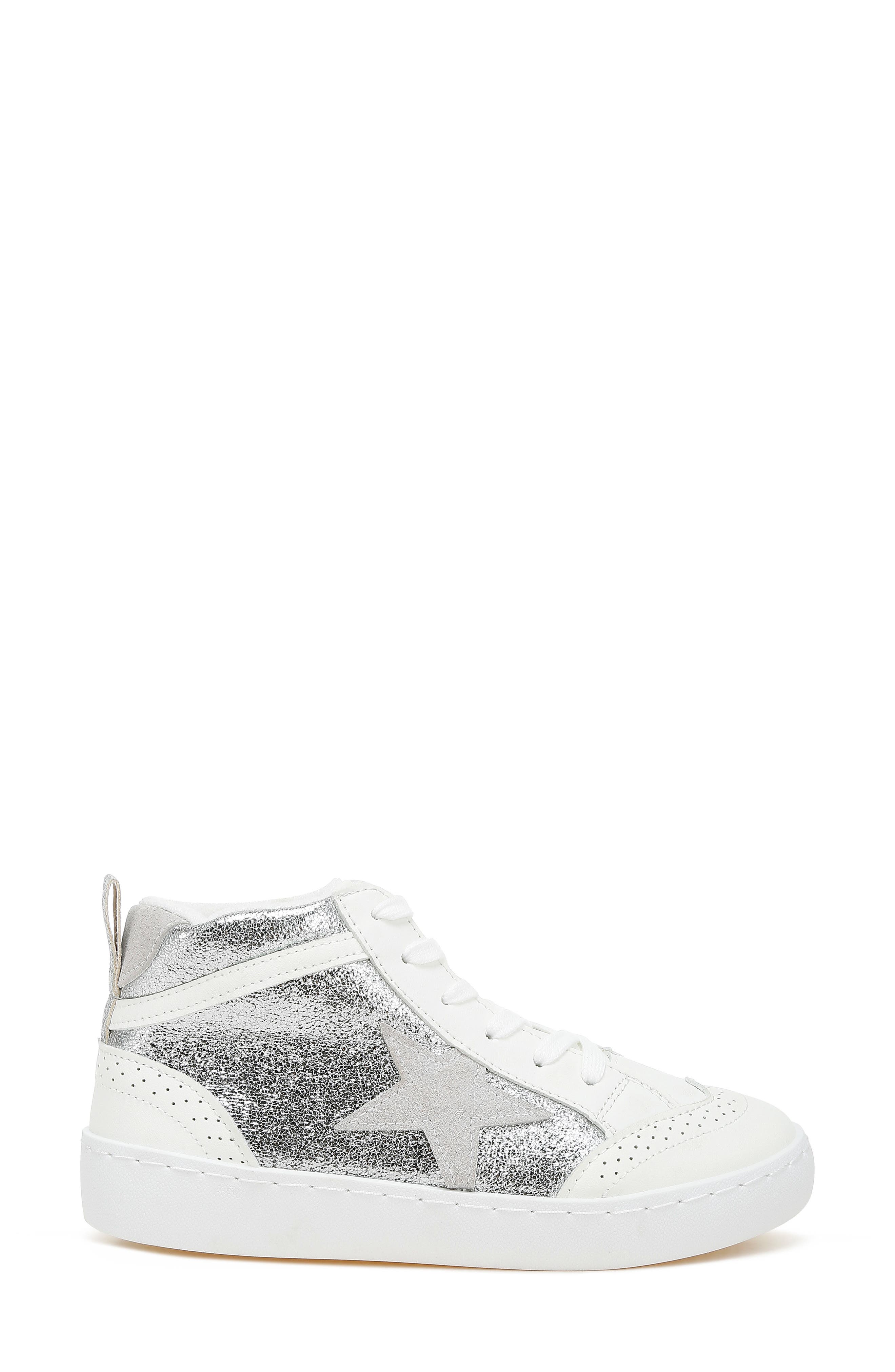 LONDON RAG Sonic Star High Top Sneaker, Alternate, color, Silver