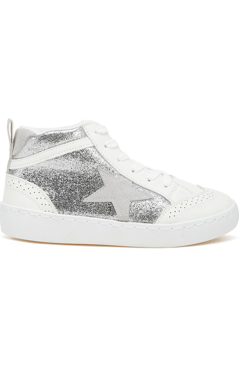 LONDON RAG Sonic Star High Top Sneaker, Alternate, color, Silver
