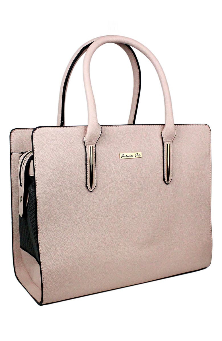 PARISIAN PET Mallorca Pet Carrier Tote, Main, color, Blush