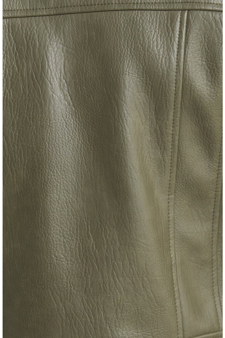 Faux Leather Moto Jacket, Alternate, color, NOT YOUR AVERAGE